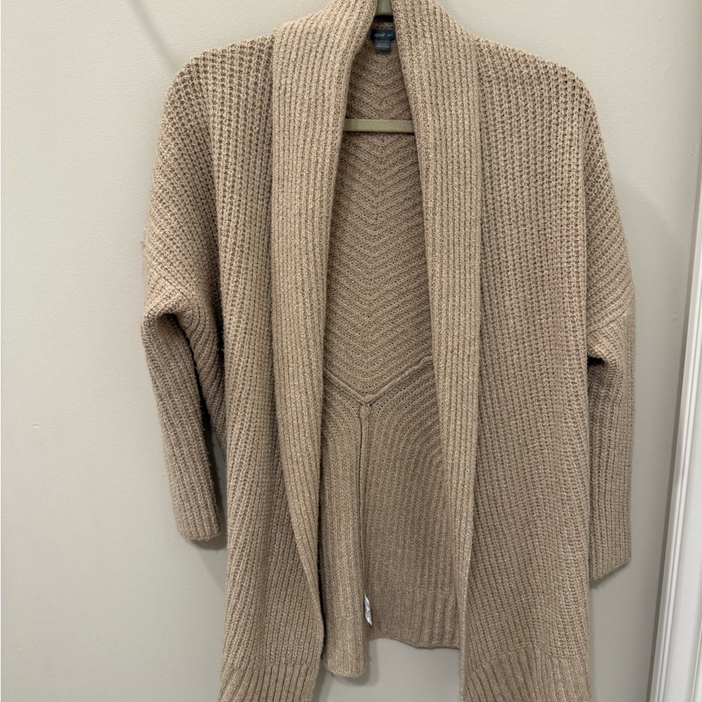 Aerie neutral Knit Cardigan Sweater